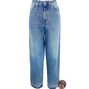 Off-White Extra Baggy Denim In Blue
